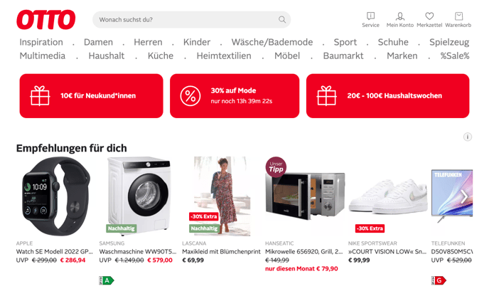Otto best sale mode nl